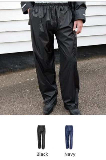 Result RS226 Core Waterproof Trousers - Click Image to Close